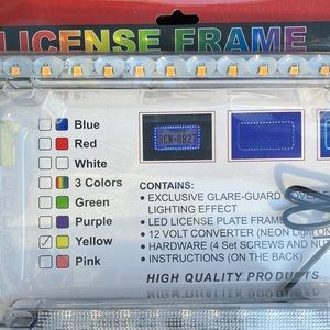 $10 with a bundle of $59 plus Auto license frame, never used, still in package